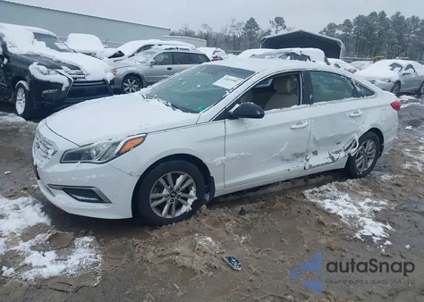 2016 Hyundai Sonata Se z USA, uszkodzony, nr VIN 5NPE24AF0GH431915